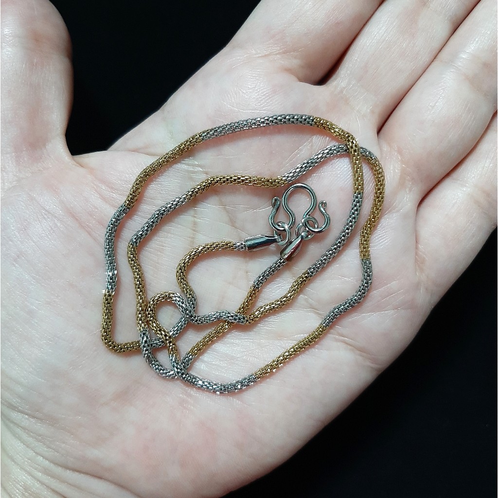 สร้อยคอสแตนเลสแท้ สินค้าไทย ลายตาข่ายโปร่ง 2กษัตริย์ ห้อยพระ ผู้หญิง เด็ก ไม่ลอก ไม่ดำ SL23.168