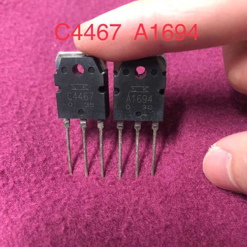 1ชิ้น A1694 C4467 2SA1694 2SC4467 TO-3P เครื่องขยายเสียงท่อจับคู่ต้นฉบับใหม่