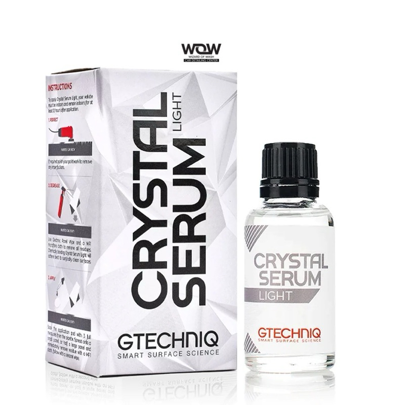 GTECHNIQ CRYSTAL SERUM LIGHT Ceramic Glass Coating เคลือบแก้ว เคลือบเซรามิก