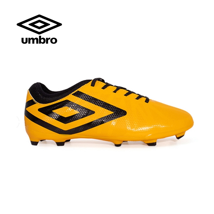 UMBRO Velocita 6 Club FG สีเหลือง/ดำ รองเท้าฟุตบอลผู้ชาย