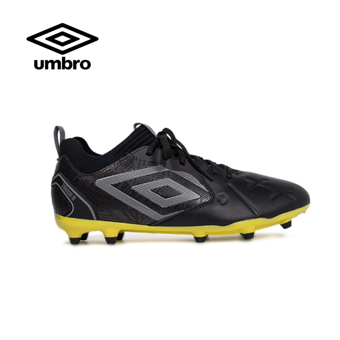 UMBRO Tocco II Premier FG สีดำ/เขียว รองเท้าฟุตบอลผู้ชาย