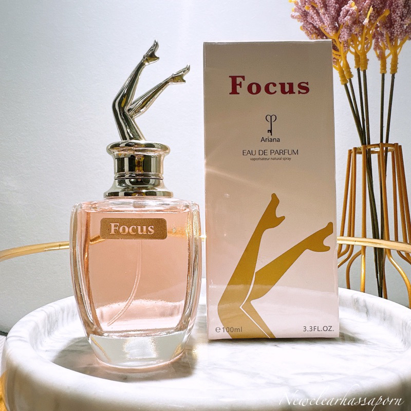น้ำหอม Focus ariana เเท้100%ยกขาสีชมพู (ขนาด100ml) 🚗พร้อมส่ง ⚡️ส่งไว
