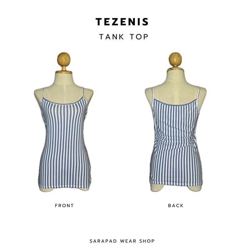 Tezenis | สายเดี่ยวลายทางฟีล 80's