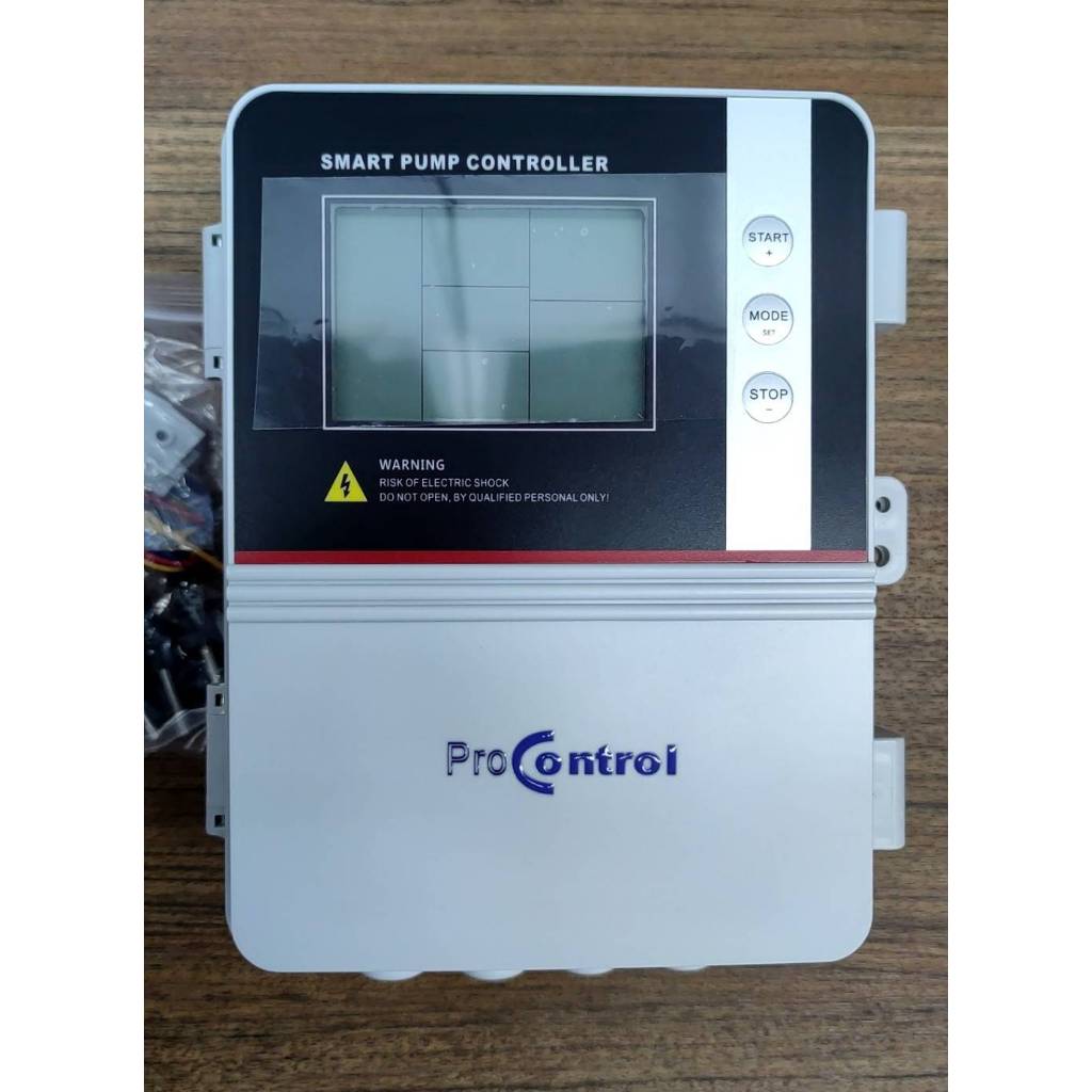 ตู้ควบคุมปั๊มน้ำ ตู้คุมปั๊ม อัจฉริยะ โปรคอนโทรล ProControl PCS31 ใช้คุมปั๊ม 1 ตัว 0.75-4 kw. สำหรับ 