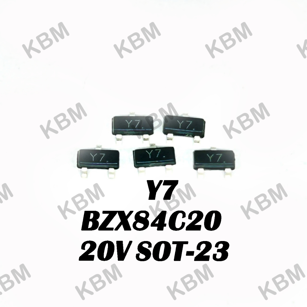 Zener Diode BZX84C18 Y6 18V BZX84C20 Y7 20V BZX84C22 Y8 22V BZX84C24 Y9 24V BZX84C27 Y10 27V SMD SOT