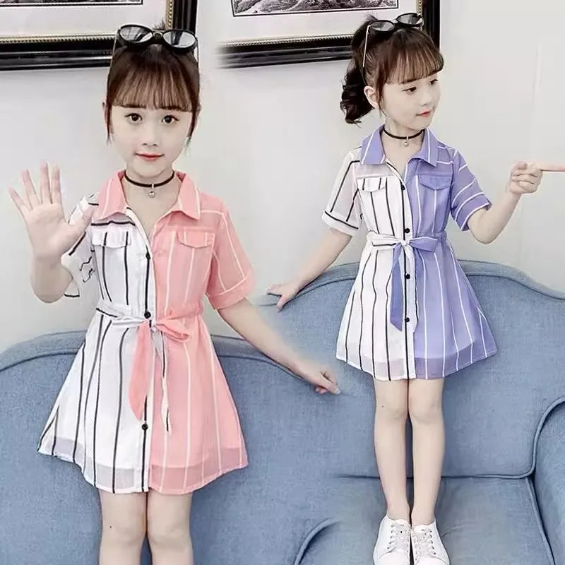 onekid  เดรสเด็กหญิง ชุดเดรสเจ้าหญิงสไตล์เด็กใหม่ ชุดเดรสเชิ้ตแฟชั่นสำหรับเด็กโตและสาวน้อย ราคา ถูกที่สุด ดีลบีเคเค รูปภาพหลัก