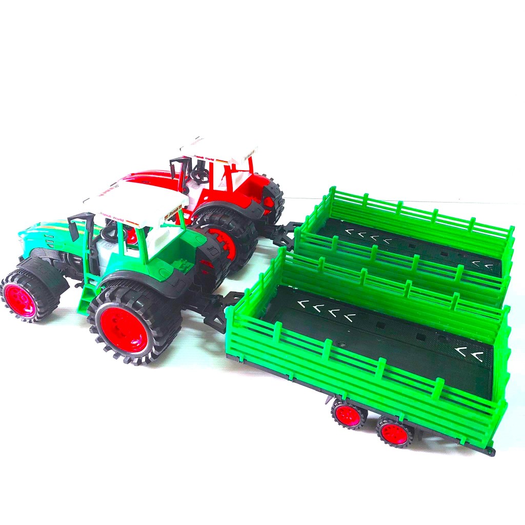 รถไถ คันใหญ่ มีคอก พ่วง ถอดแยกได้ สินค้า ตามรูป ตรงปก ถูกใจ เด็กๆ น้องๆ รถของเล่น รถเด็กเล่น 0488 - รูปที่ 6