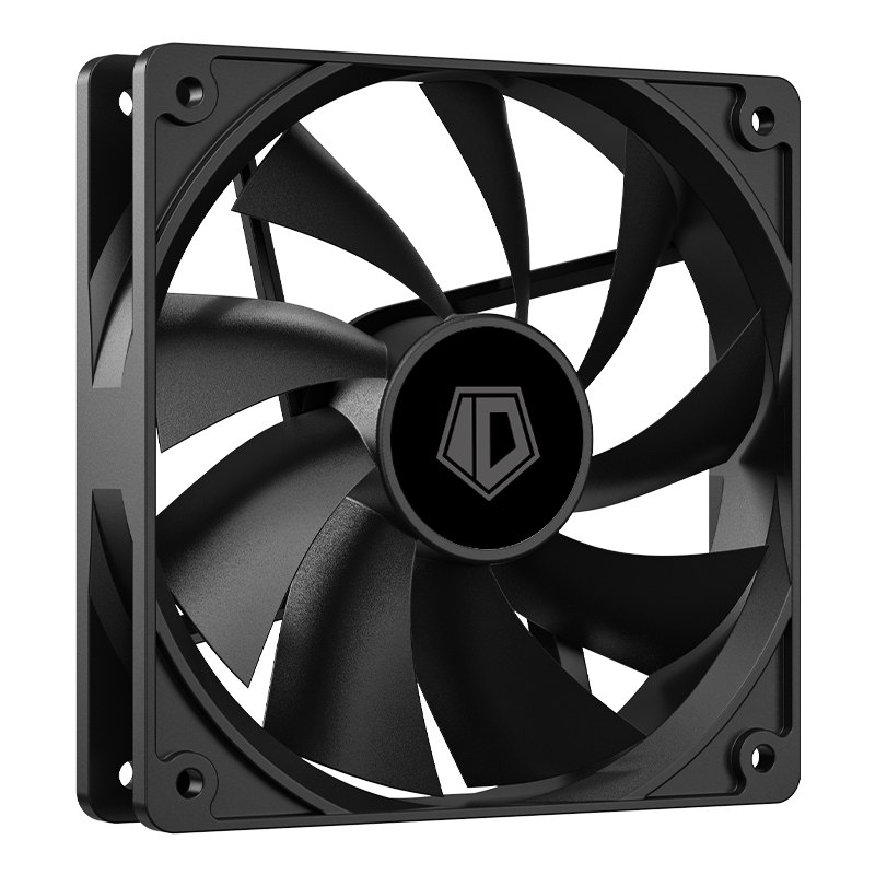 พัดลมเคส ID-Cooling XF-120-K 120mm. 4Pin PWM 1800RPM
