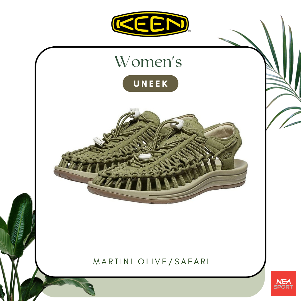 [ลด30% เก็บโค้ด 2509FASHDD] KEEN Women's UNEEK - MARTINI OLIVE/SAFARI รองเท้า คีน แท้ รุ่นฮิต ผู้หญิ