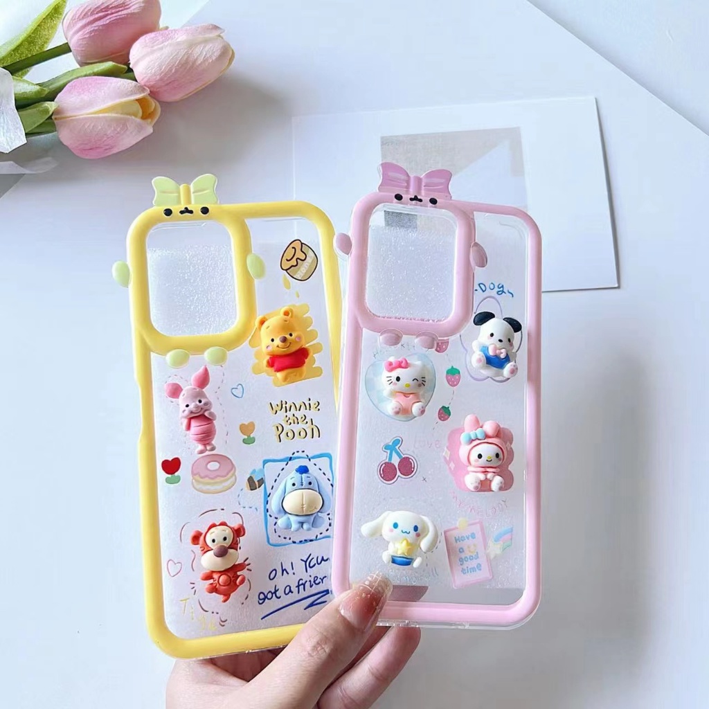 เคสลูกเจีียบ ลายการ์ตูนงานนูน เคสนิ่มมาใหม่ค่ะ y17/y12/11/y15/y15s/y20/y20s/y12a/v25 5g/ v23 5g/y22 5g/y21s/y21 2021/y16 - รูปที่ 4