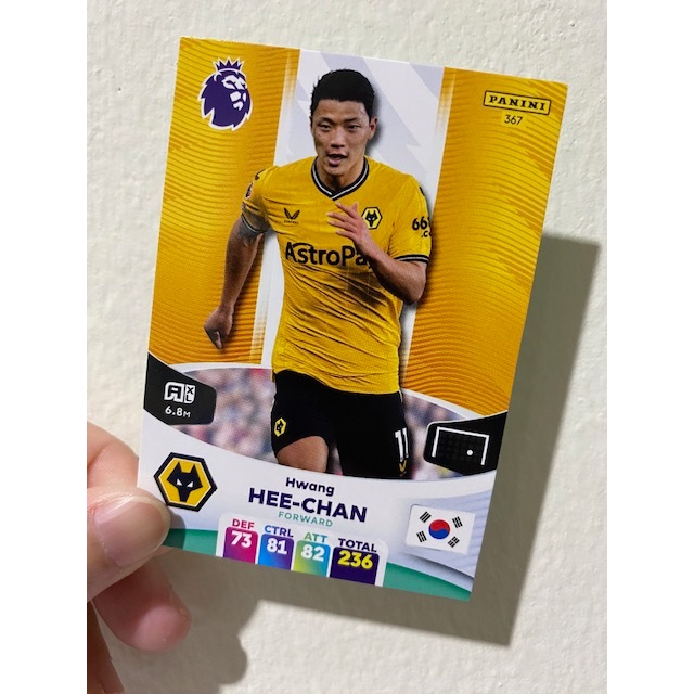 การ์ดฟุตบอล Panini Premier League 2023/24 Adrenalyn XL การ์ดเบส (ขายแยกใบ) West Ham / Wolves