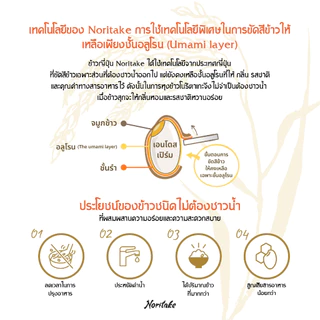 ข้าวญี่ปุ่นโคชิฮิคาริ 5 kg (Koshihikari) ตรา Noritake