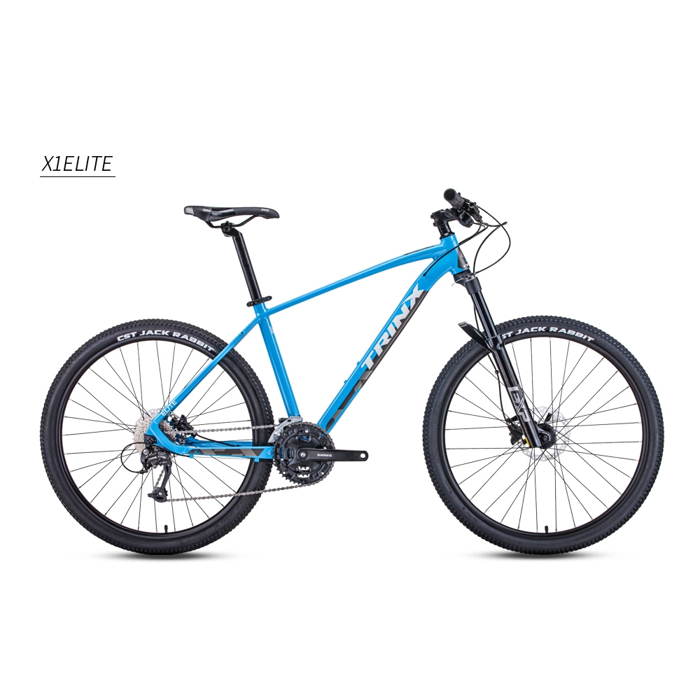 จักรยานเสือภูเขา TRINX X1E, เฟรมอลู ลบรอย ซ่อนสาย 27 สปีด โช๊คลม ปี 2021 (ULTRALIGHT) 27.5