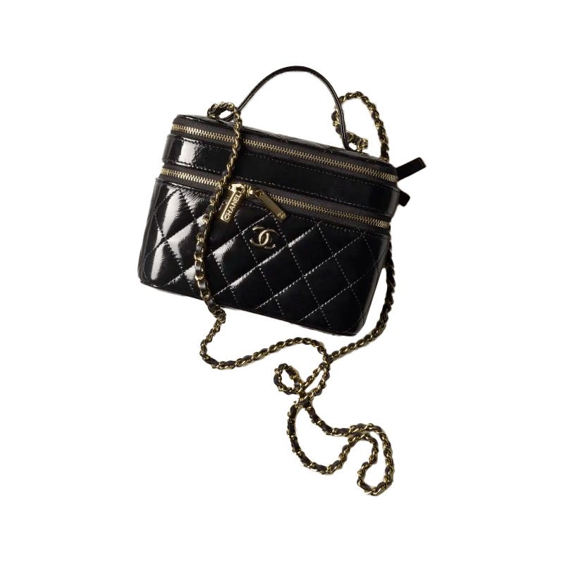 Chanel/22K/diamond/chain bag/cosmetic bag/box bag/shoulder bag/100% authentic