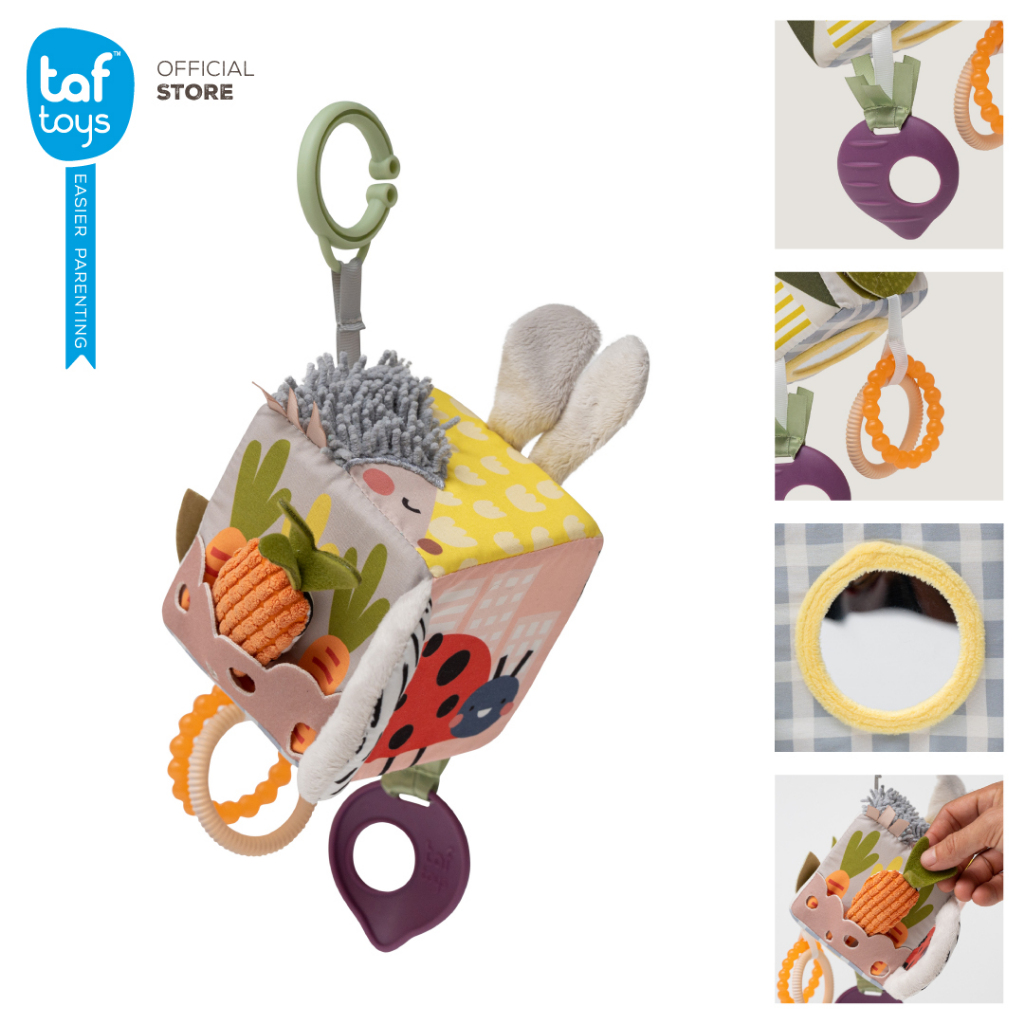 Taf Toys โมบายติด รถเข็นเด็ก คาร์ซีท Urban Garden Activity Cube โมบายเด็ก 0 เดือน ขึ้นไป รูปที่ 2