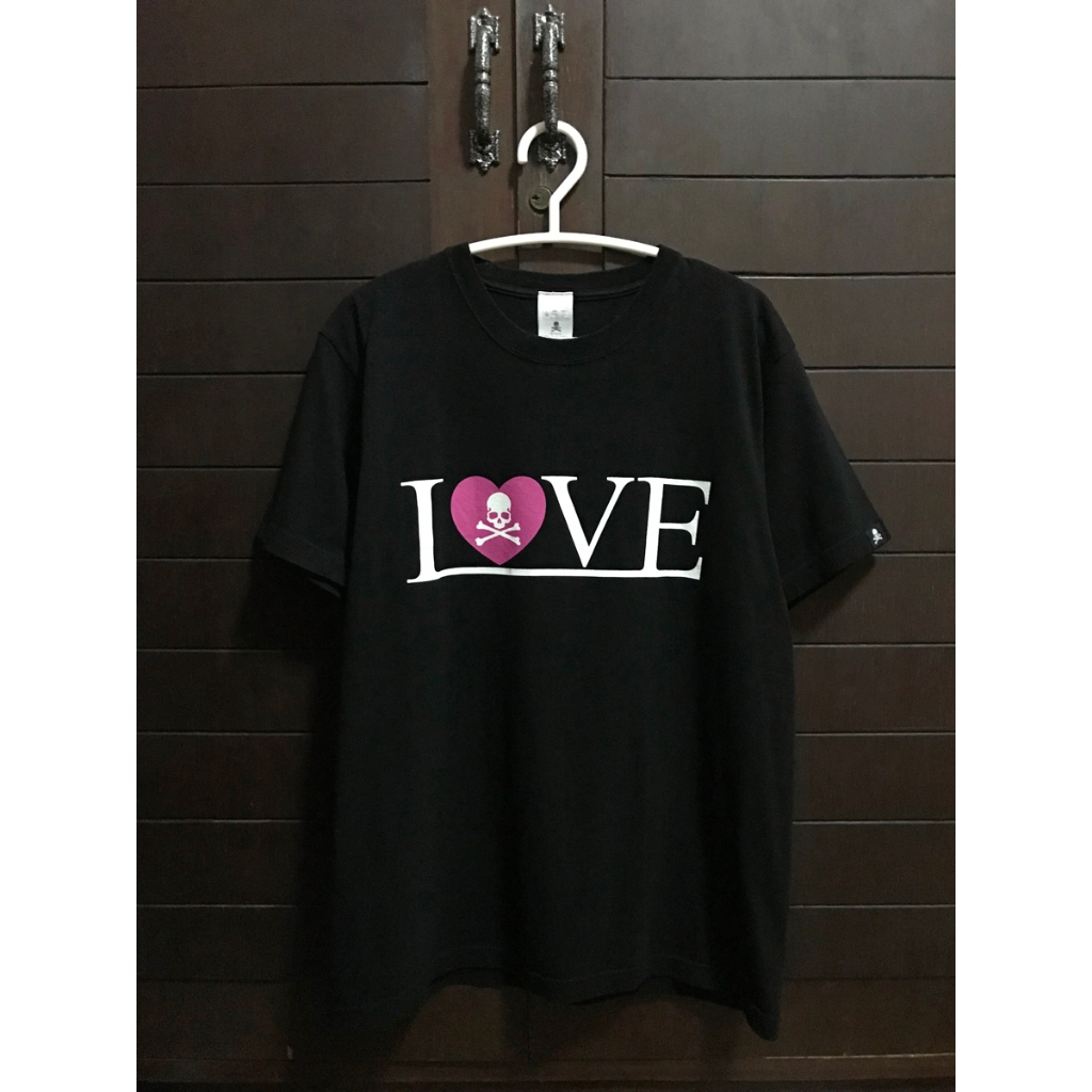 Mastermind Japan Collection Love Black T-Shirt L OE1116_3067