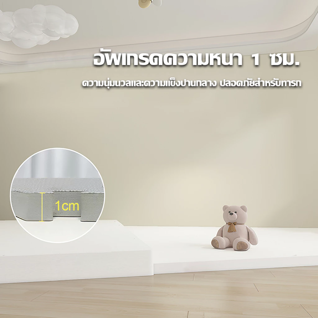 [ราคาส่วนลด ถูกที่สุด] แผ่นปูพื้น แผ่นรองคลาน  แผ่นโฟมปูพื้น โฟมยางจิ๊กซอว์ EVA 100% พร้อมส่งทั่วไทย thumbnail 8