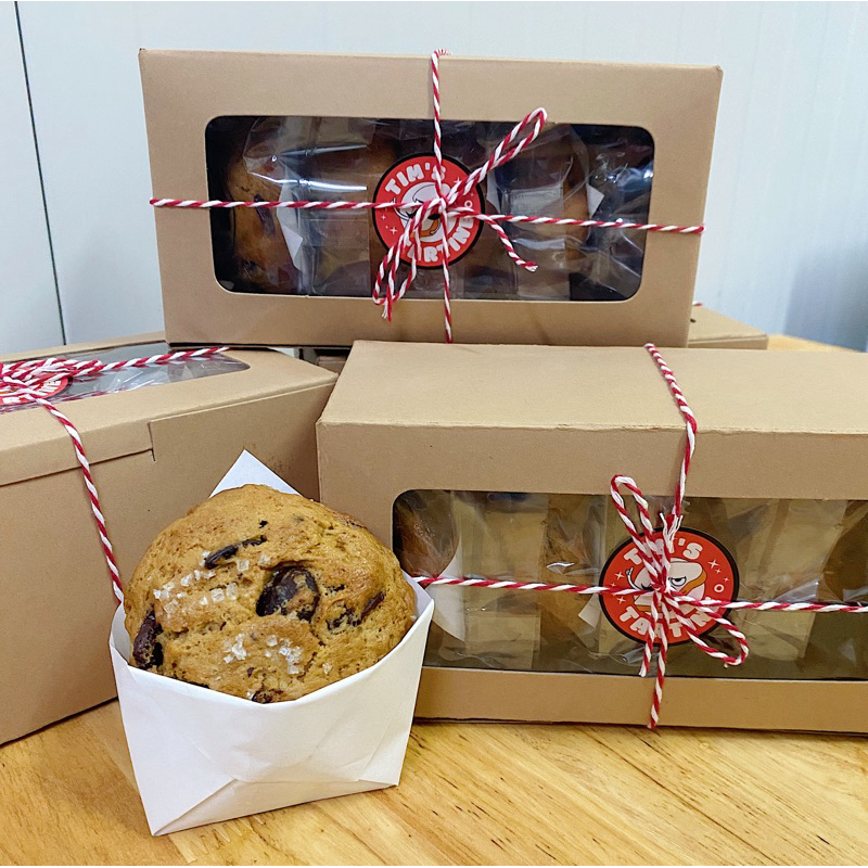 Sourdough Chocolate Chip cookies box set คุกกี้ซาวโดว์ช็อคโกแลตชิพ กล่อง 5 ชิ้น