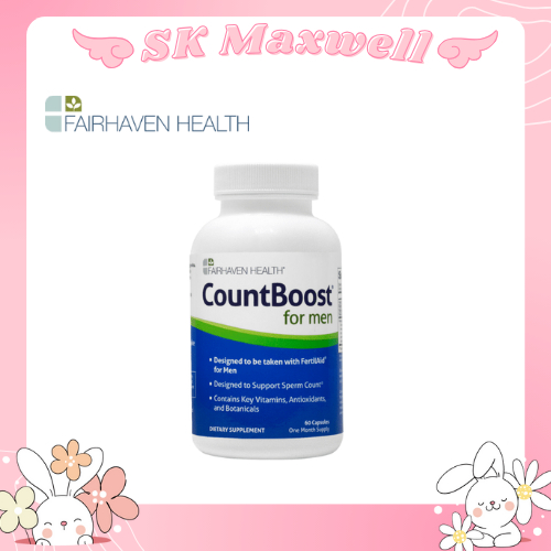 ของแท้!!FertilAid CountBoost for Men: Support Sperm Count.
