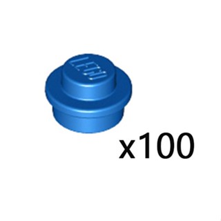 [133] x100 ชิ้น - ชิ้นส่วนเลโก้ Lego Part Plate, Round 1 x 1…
