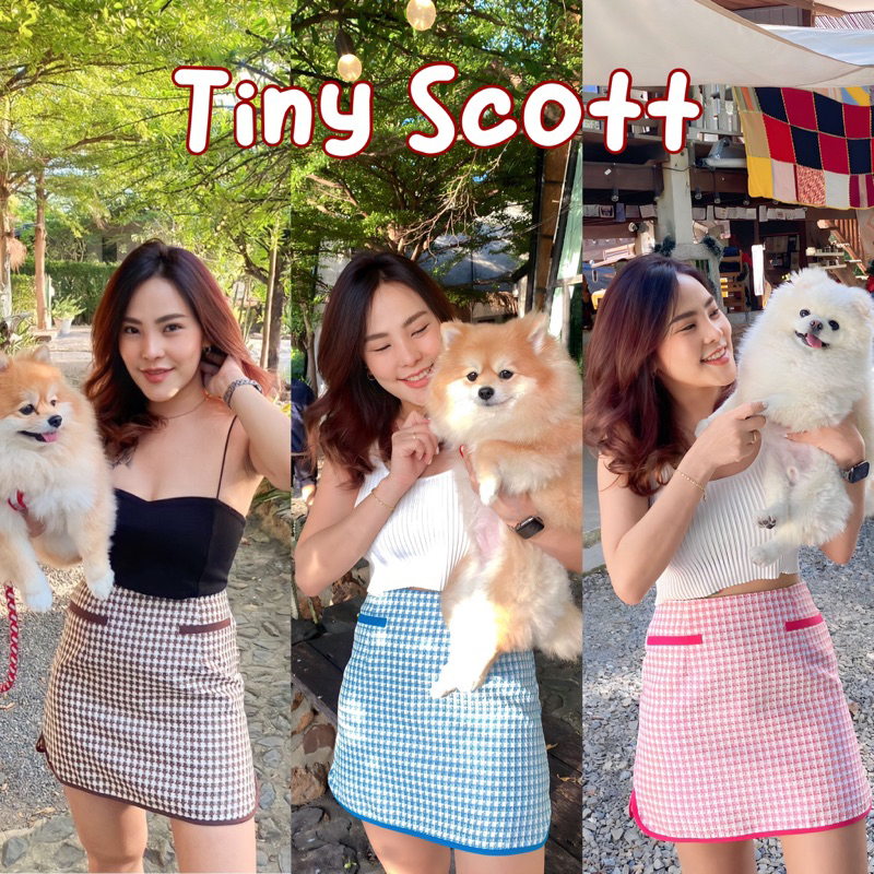 FAIRY SCOTT ~ Tinytypess กระโปรงลายสก็อต ชุดใส่ไปคาเฟ่ ชุดใส่ไปทะเล
