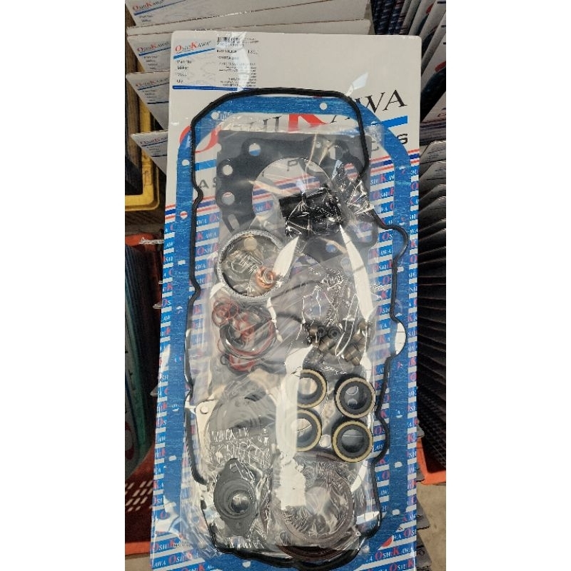 ปะเก็นชุดใหญ่ 4D56T 8V ฝาเหล็ก 4D56 Turbo ชุดใหญ่ไซโคน โอชิกาว่าแท้