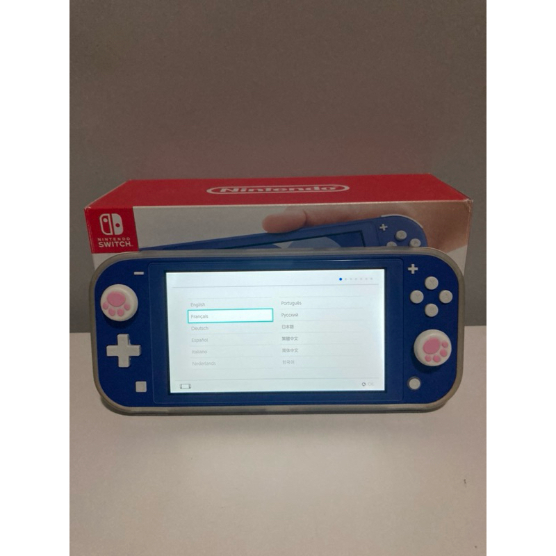 เครื่องเกม Nintendo Switch Lite สีน้ำเงิน (Blue) มือสอง สภาพนางฟ้า เครื่องสวย ของแถมเพียบ! พร้อมเล่น