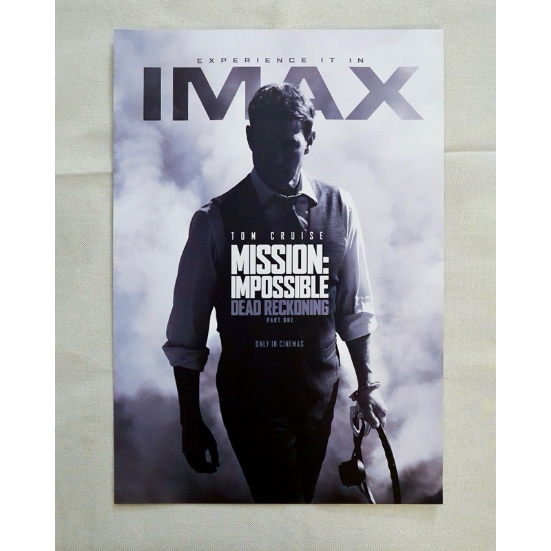โปสเตอร์ของแท้ “MISSION IMPOSSIBLE 7” IMAX จาก Major Cineplex - Poster “MISSION IMPOSSIBLE 7” IMAX