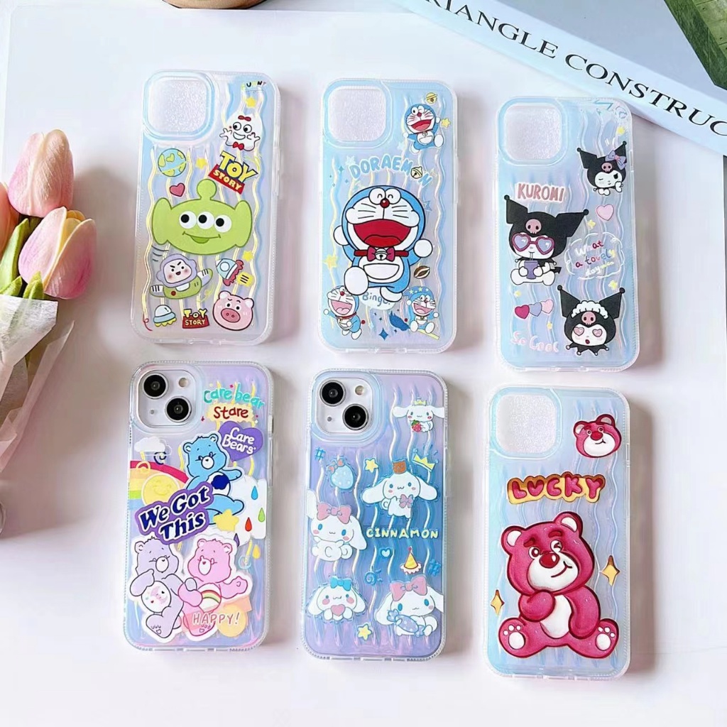 เคสโฮโลแกรม สะท้อนแสง สินค้ามาใหม่ค่ะ 6ลาย สำหรับรุ่น i6 i6s i6splu i6plus i7 i8 se 7plus 8plus 11 XR 12 12pro 12promax