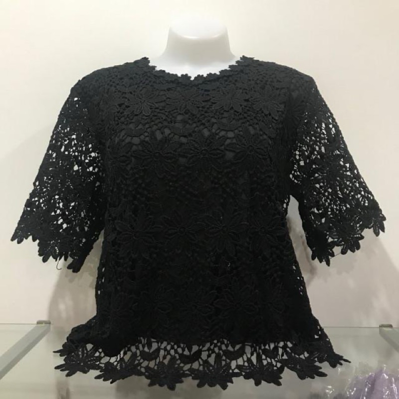 เสื้อลูกไม้รอบอก54-56นิ้ว#ขนาดใหญ่#bigSize#เสื้อออกงาน#เสื้อใส่เที่ยว#เสื้อคุณแม่#