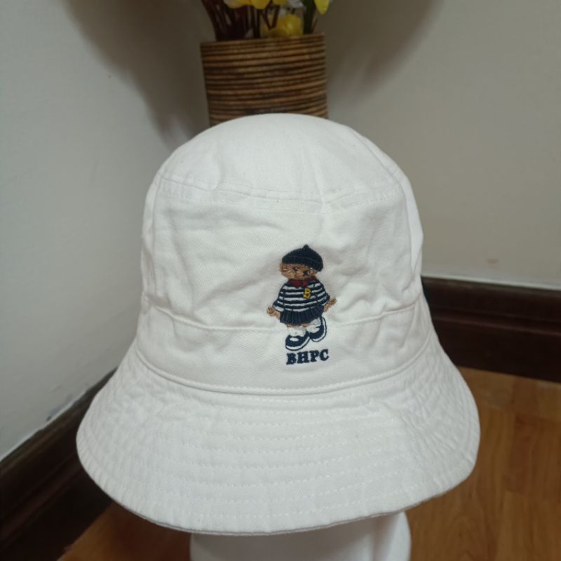 หมวกบักเก็ต polo หมี Beverly Hill Polo Club