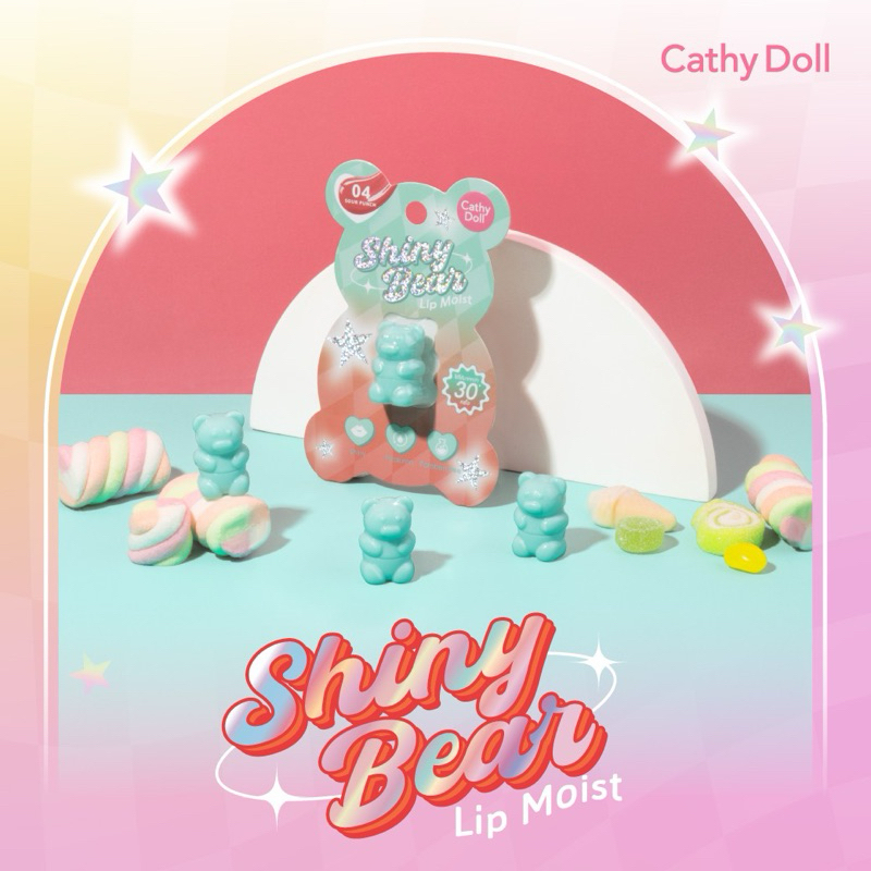 [พร้อมส่ง] CATHY DOLL Shiny Bear Lip Moist ไชน์นี่แบร์ลิปมอยส์ 1.1G