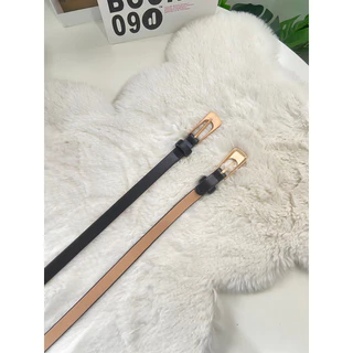 Meya Belt เข็มขัดผู้หญิง เข็มขัดใส่ทำงาน อะไหล่ทองหัวเหลี่ยม