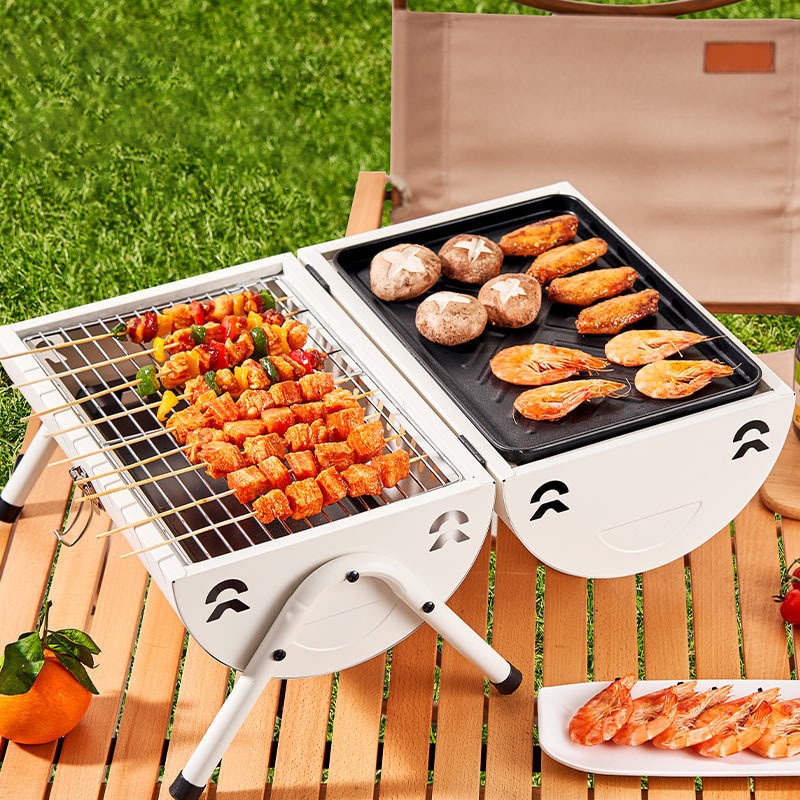 Nanarak เตาบาร์บีคิว ปิ้งย่าง BBQ เตาย่างบาร์บีคิวใช้ถ่าน พกพาสะดวก น้ำหนักเบา รวมเตาปิ้งย่าง รุ่น 2044/2046/2047