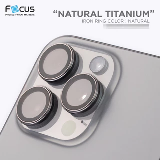 [Official] [ไอโฟน 15 Pro/ 15 Pro Max] Focus Iron Ring Titanium Matte แหวนกันรอยเลนส์กล้องขอบไทเทเนียม - ฟิล์มโฟกัส