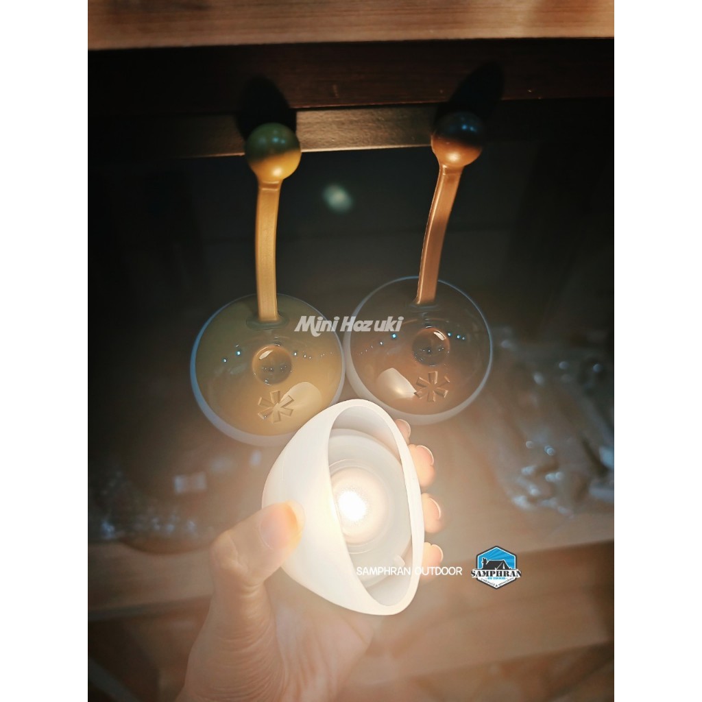 ⛺ ไฟ Snow Peak Mini Hozuki สายคล้องเป็นแม่เหล็กด้านบน ดูดติดได้ทุกที่ที่เป็นเหล็กได้ - รูปที่ 3