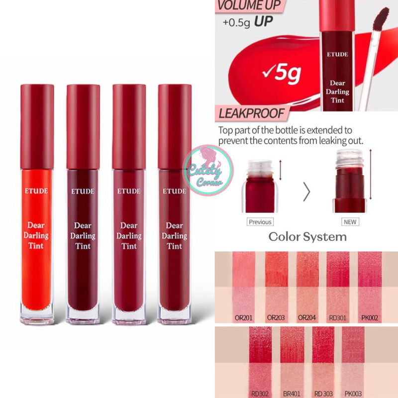 Etude House Dear Darling Tint ลิปทินท์อีทูดี้