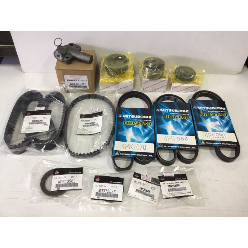 ชุดสายพานไทม์มิ่งแท้ศูนย์ MITSUBISHI,triton/pajero (เครื่องยนต์ เบนซิน) 2.4 4G64