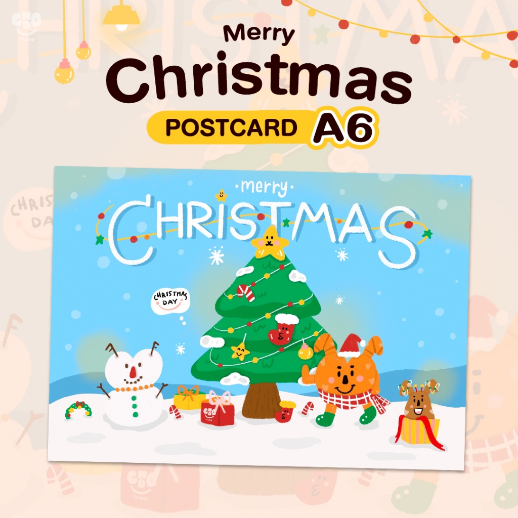Chodo_Studio - postcard ธีม Merry Christmas-01