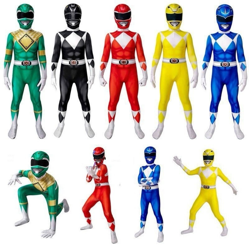 (รอ10-15วัน) ชุดแฟนซี ขบวนการ5สี จูเรนเจอร์ power ranger