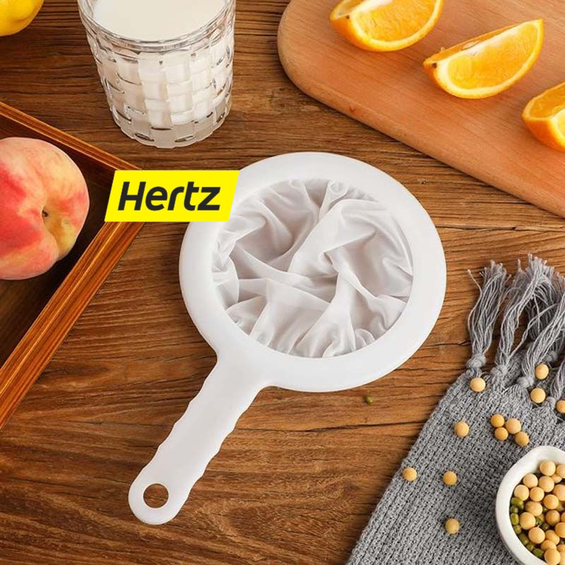 Hertz Cafe กระชอนพลาสติก ตาข่ายไนลอน 400 ตาข่าย จับถนัดมือ