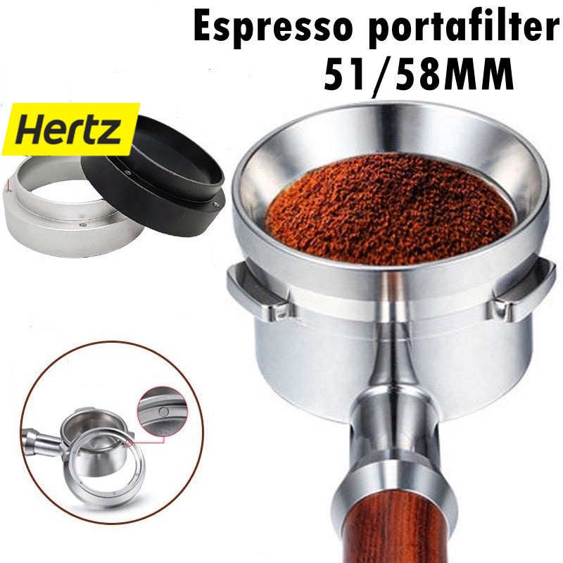 Hertz Cafe แหวนครอบด้ามชงกาแฟ 51มม./58มม. อลูมิเนียมอัลลอยด์ มีแม่เหล็ก Dosing Ring