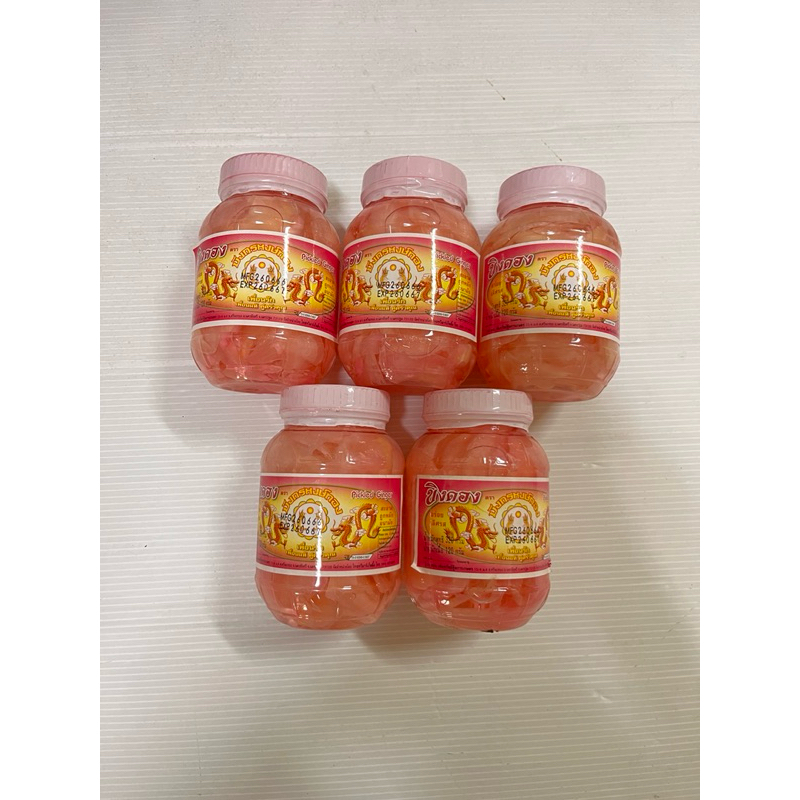 (ถูกมาก❗️) ขิงดองบรรจุกระปุก ตรา มังกรหงษ์ทอง อร่อย เลิศรส🫚