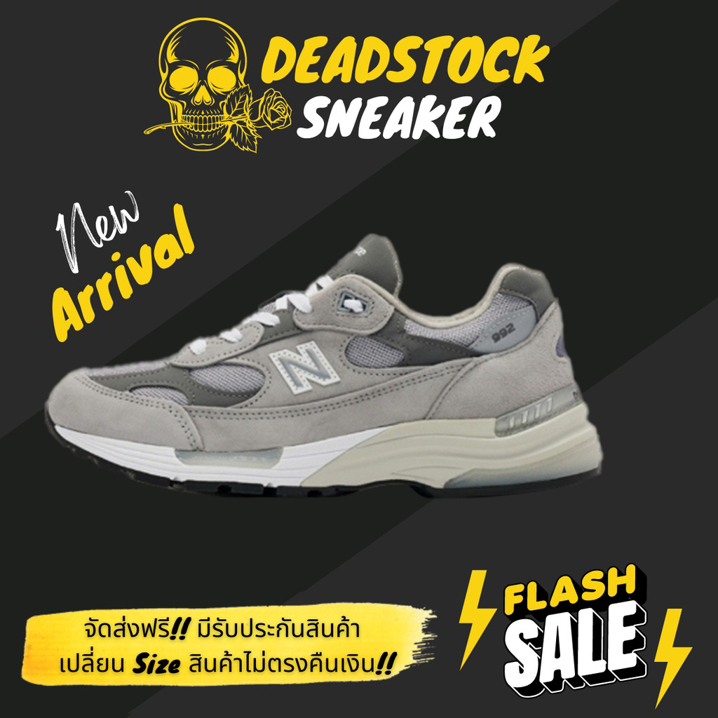 New Balance NB 992 GR Running shoes gray （ของแท้ 100% ）