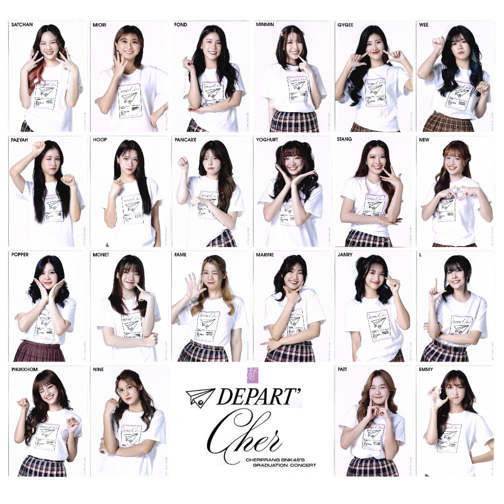 [คอมพ์][3/3] BNK48 Photoset Depart'Cher Cherprang Graduation Concert คอนเสิร์ต แกรด เฌอปราง Comp