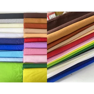 ผ้าคอตตอน ทีซี TC (ราคาต่อ 1 เมตร) แบบโทเร เนื้อนุ่ม มีหลายสี ใช้ทำ กระเป๋า ซันใน ผ้าเมตร ผ้าหลา เกรด AA