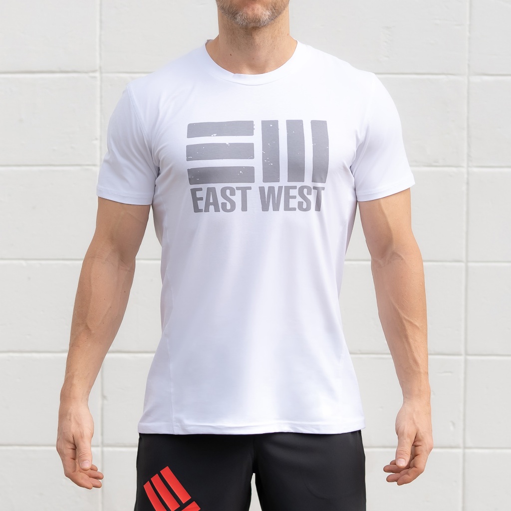 เสื้อยืด East West Fitness เสื้อออกกำลังกาย T-Shirt ผู้ชาย  MEN’S CLASSIC