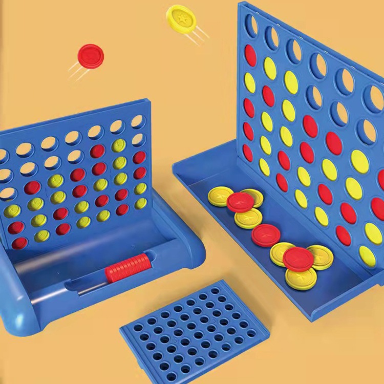 Connect Four ขนาดเล็ก บอร์ดเกมเรียงต่อกันสี่ชิ้น