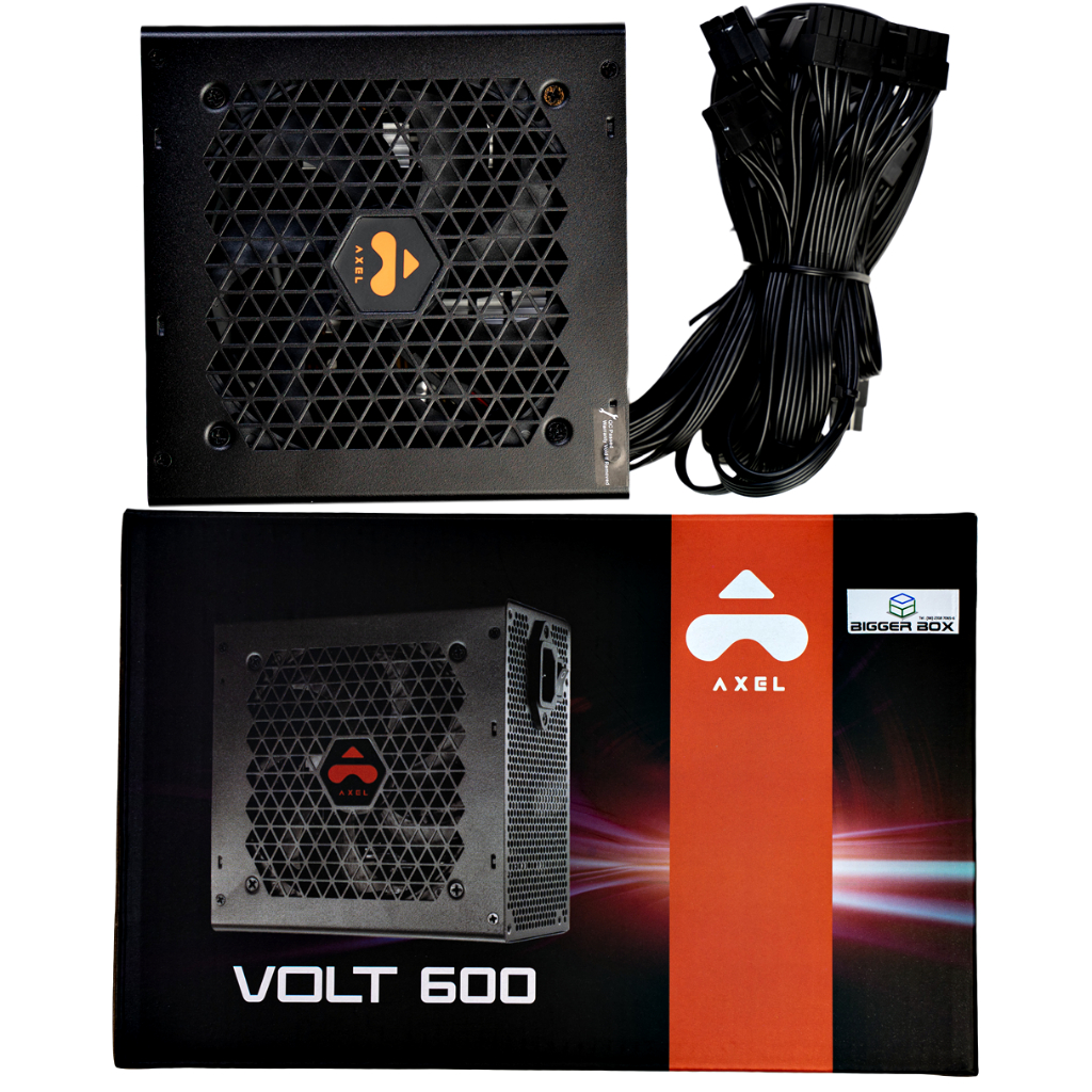 POWER SUPPLY (อุปกรณ์จ่ายไฟ) AXEL VOLT 600 600W ประกัน 3 ปี