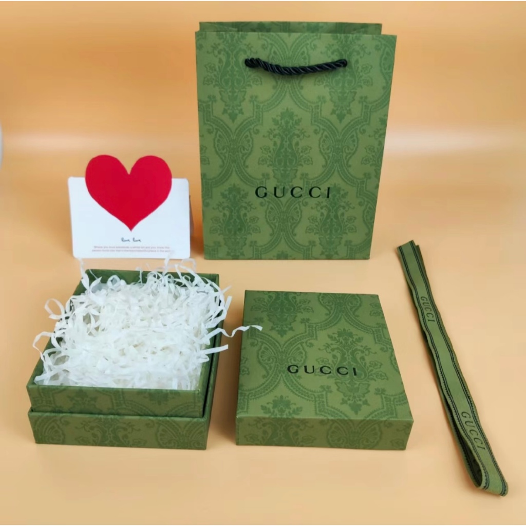 กล่องGucci แท้💯% Gucci Box+Gucci bag【Free Gift】